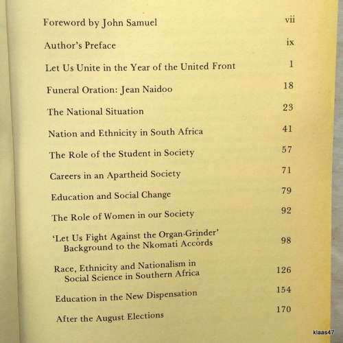 Sow the Wind - Neville Alexander - Paperback (Contemporary Speeches)