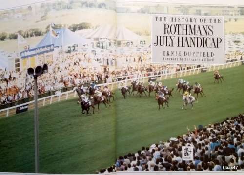 The History of the Rothmans July Handicap - Ernie Duffield - Hardcover 1992