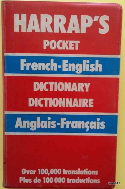 Harraps - Pocket French/English Dictionary Anglais/Francais