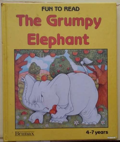 The Grumpy Elephant - June Woodman - Hardcover 4-7year Fun to Read Book