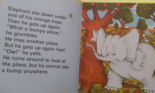 The Grumpy Elephant - June Woodman - Hardcover 4-7year Fun to Read Book