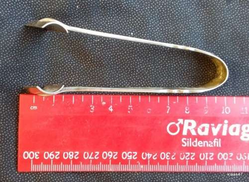 Vintage Silver Plated Asparagus Tongs (Sheffield Plate)
