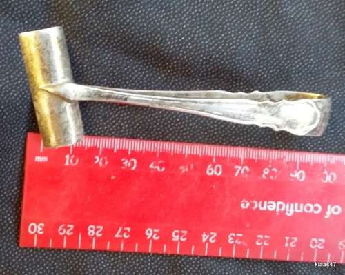 Vintage Silver Plated Asparagus Tongs (Sheffield Plate)