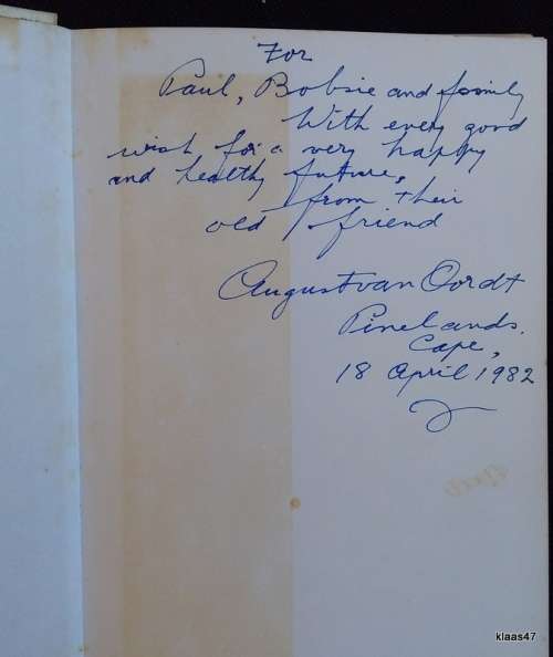 Sons of the Clouds: A Futuristic Story - August van Oordt - Hardcover (Inscribed by Author)