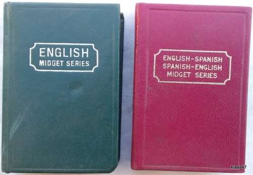 Dictionaries - `Midget` Series - English and English/Spanish