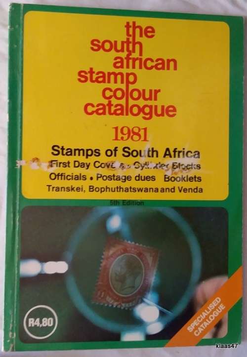 The South African Stamp Colour Catalogue 1981 5th Edition