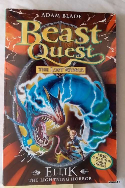 Beast Quest - The Lost World (Ellik The Lighning Horror) - Adam Blade - Paperback