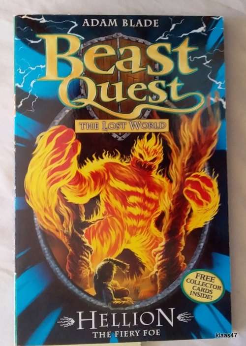 Beast Quest - The Lost World (Hellion The Fiery Foe) - Adam Blade - Paperback