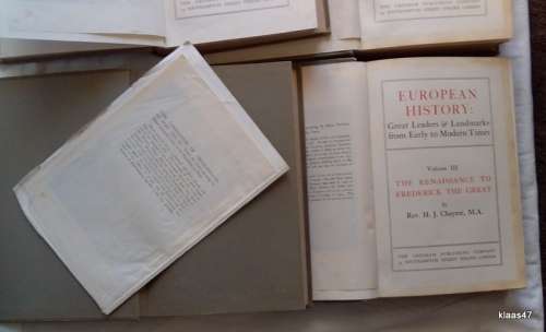 European History (Great Leaders and Landmarks) Vol 1-4 - Rev. H.J. Chaytor (Undated) Gresham Publish
