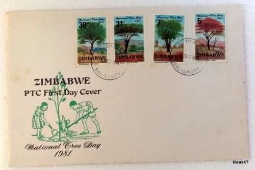 Zimbabwe - 1981 - National Tree Day - FDC