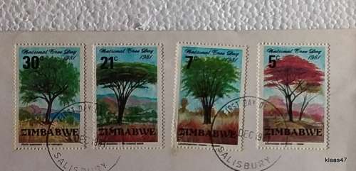 Zimbabwe - 1981 - National Tree Day - FDC