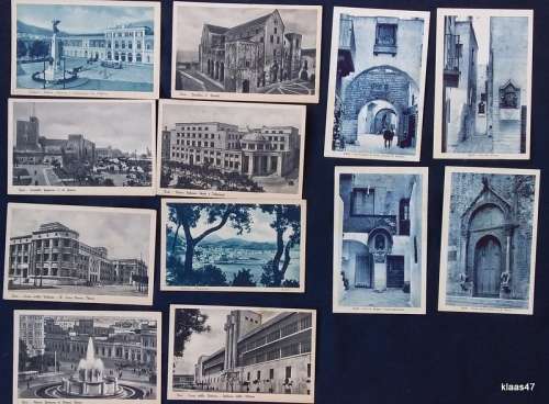 Vintage - Bari (Italy) - 12 Unused postcards