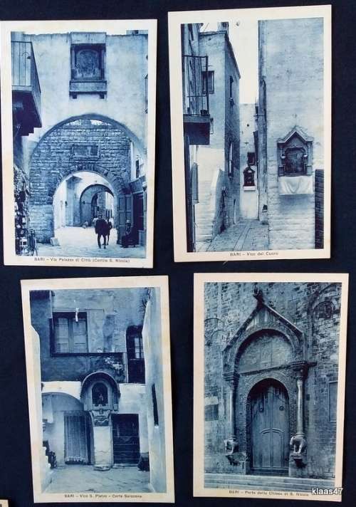 Vintage - Bari (Italy) - 12 Unused postcards