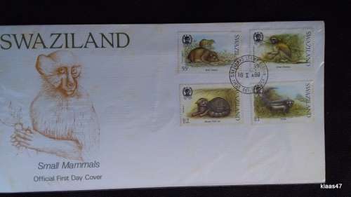 Swaziland - 1989 - Small Mammals - FDC