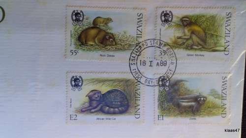 Swaziland - 1989 - Small Mammals - FDC