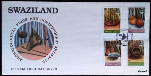 Swaziland - 1993 - Archaeological Finds and Contemporary Artifacts - FDC