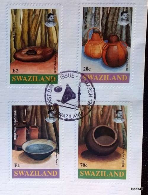 Swaziland - 1993 - Archaeological Finds and Contemporary Artifacts - FDC