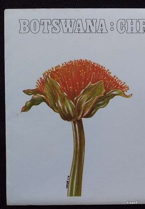 Botswana - Christmas 1977 - Flowers - FDC