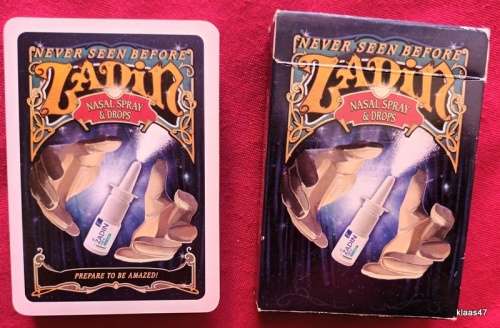 Playing Cards - Full Set - Advertising Zadir (Sandoz)