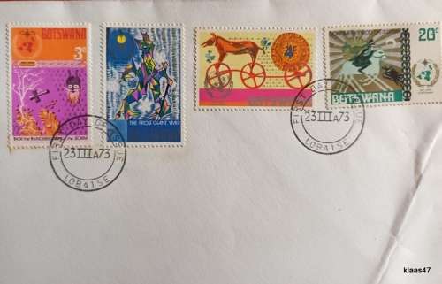 Botswana - World Meteorological Organization Centenary - 1973 - FDC