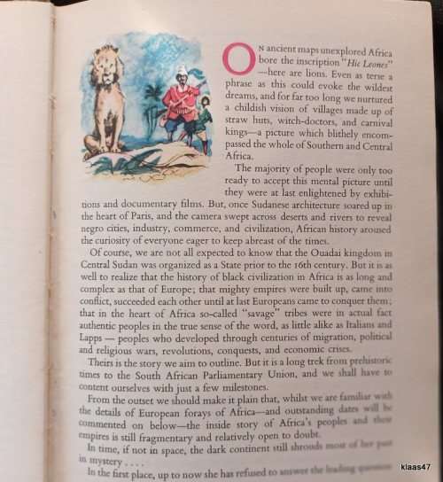 The World in Colour - South and Central Africa - Ed: Dore Ogrizek - Hardcover 1954
