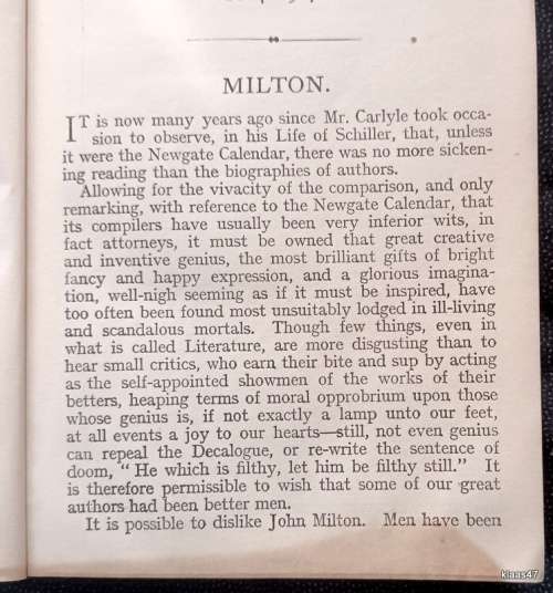 Selected Essays 1884-1907 - Augustine Birrell - Thomas Neslson and Sons