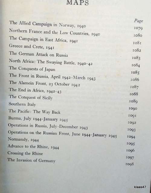 The War 1939-1945 - Edited: Desmond Flower and James Reeves - Hardcover