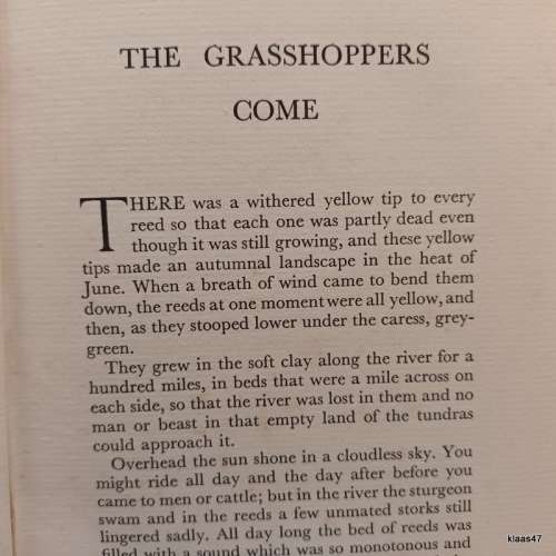 The Grasshoppers Come - David Garnett - Hardcover - 1931 (Chatto and Windus)