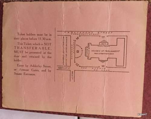 Opening of Parliament - 19th January 1923 - Third Session , Fourth Parliament, Union of South Africa