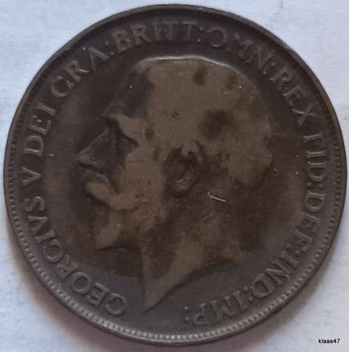GB - George V - 1912 - Penny - Bronze