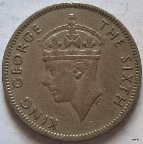 Mauritius - 1950 - George VI - Quarter Rupee - Copper-Nickel