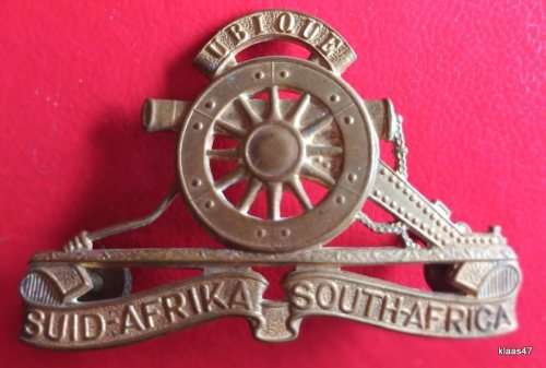 South African Artillery - Gilding Metal Cap Badge (Post 1959)