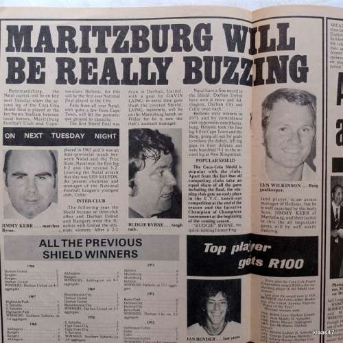 South African Soccer Weekly - Vol 11 No 20 - 1974