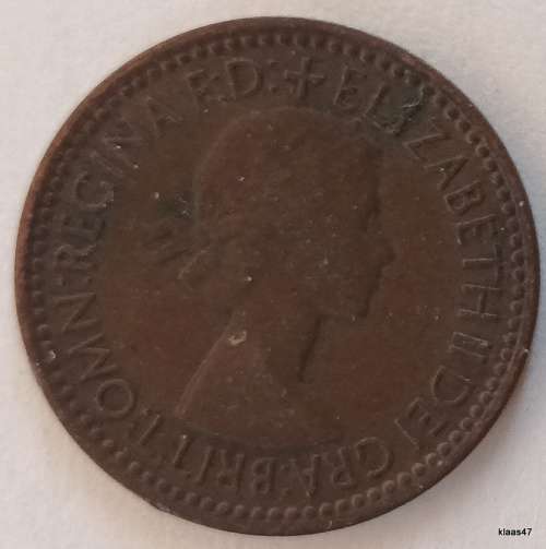GB - 1953 - Elizabeth II - Farthing - Bronze