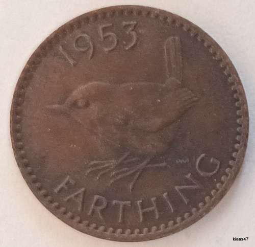 GB - 1953 - Elizabeth II - Farthing - Bronze