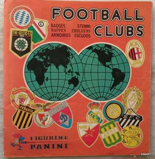 Panini - Football clubs 1975 - Incomplete album - 25 stickers missing - (Total: 307)