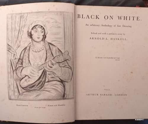 Black on White - Ed: Arnold L Haskell - Hardcover 1933