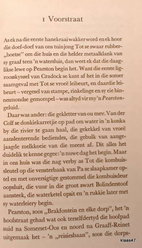 Die Aamborstige Klok - Ernst van Heerden - Hardeband 1966
