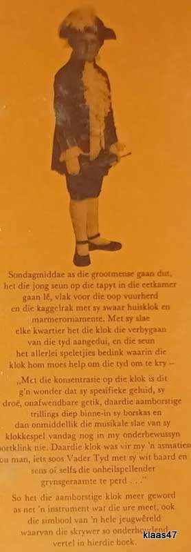 Die Aamborstige Klok - Ernst van Heerden - Hardeband 1966