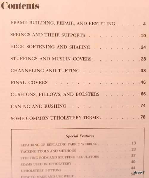 A Sunset Book - Furniture Upholstery and Repair - James B Johnstone - Paperback