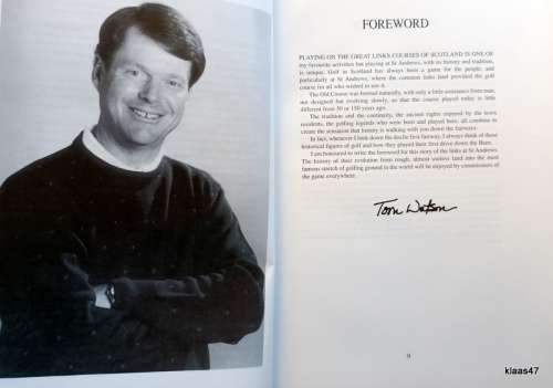 St Andrews Golf Links: The First 600 Years - Tom Jarrett - Hardcover 1995 Signed copy