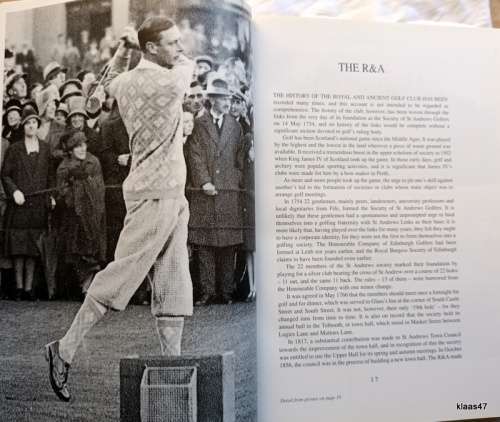 St Andrews Golf Links: The First 600 Years - Tom Jarrett - Hardcover 1995 Signed copy