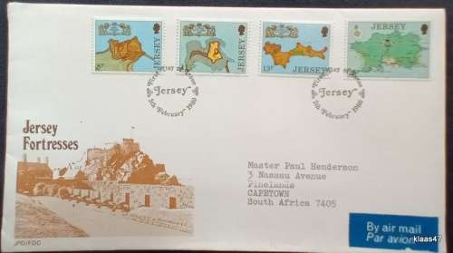 Jersey - 1980 - Fortresses - FDC