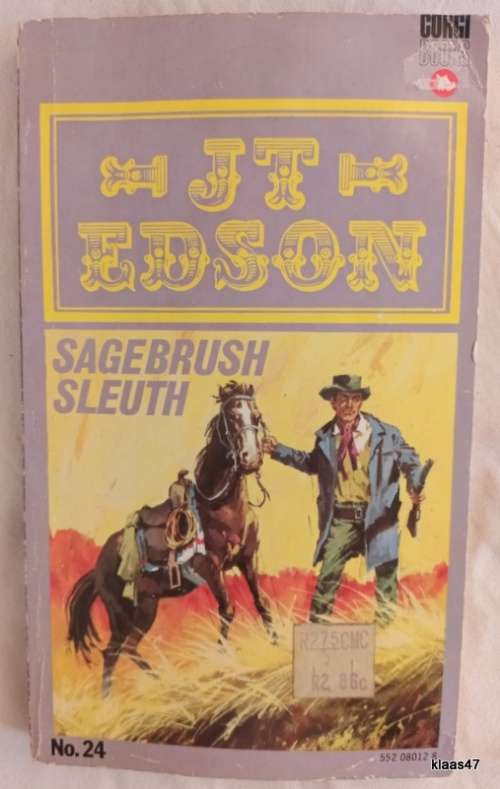 Sagebrush Sleuth - JT Edson - Paperback