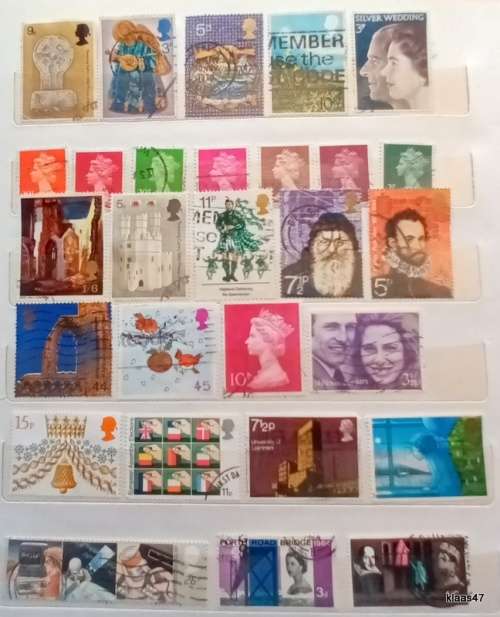 GB - Mixed Lot of 28 Used stamps