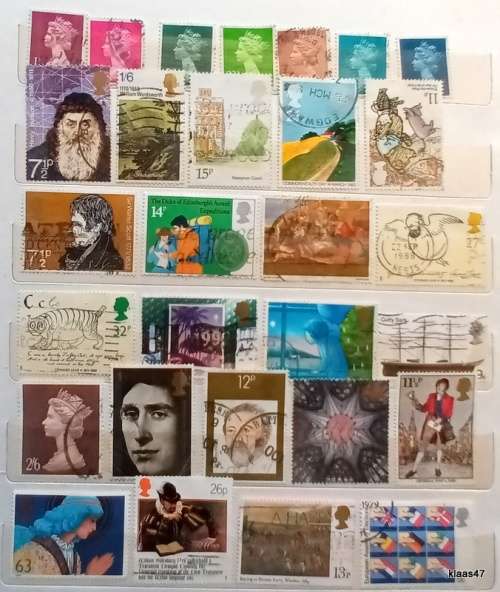 GB - Mixed Lot of 29 Used stamps
