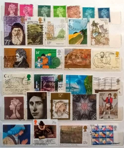 GB - Mixed Lot of 29 Used stamps