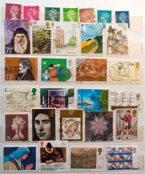 GB - Mixed Lot of 29 Used stamps