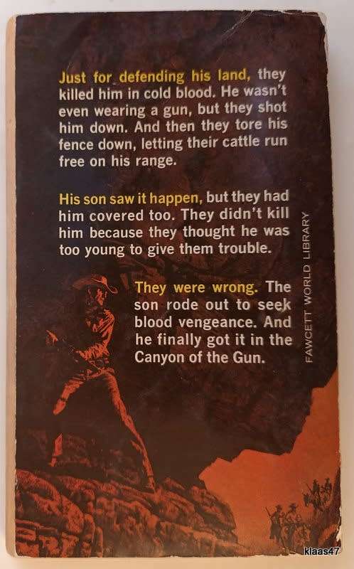 Canyon of the Gun - T V Olsen - Paperback
