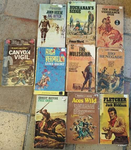 Vintage Westerns - Mixed Lot of 10 Books - Various Authors
